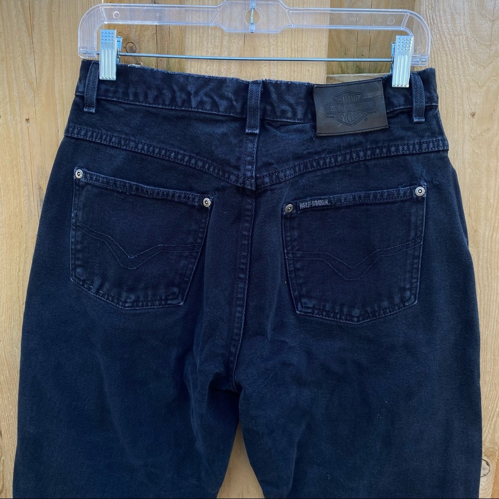 Vintage Harley Davidson jeans black classic 10 - Picture 6 of 10